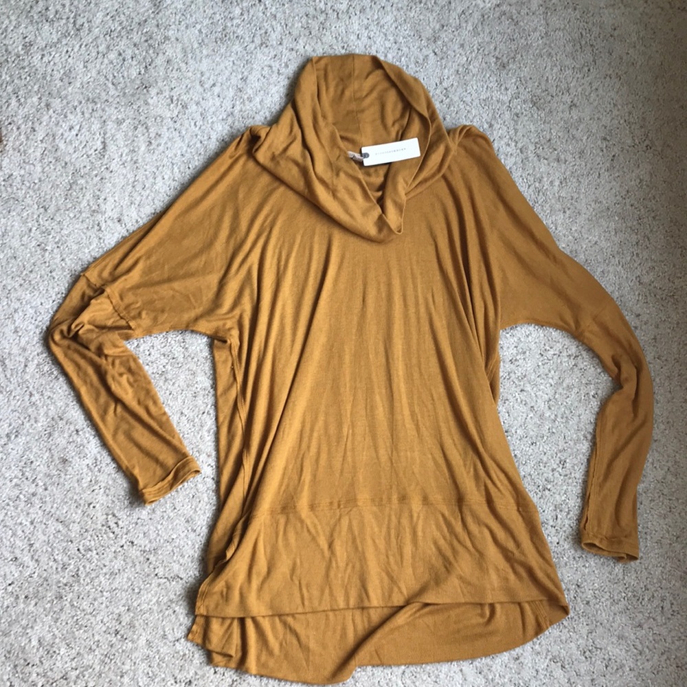 NWT Anthropologie Cowl Neck Shirt